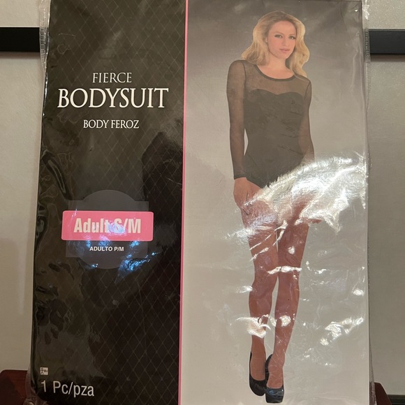Fierce Bodysuit by Body Feroz NIB “Fishnet” Size S/M - Picture 7 of 7